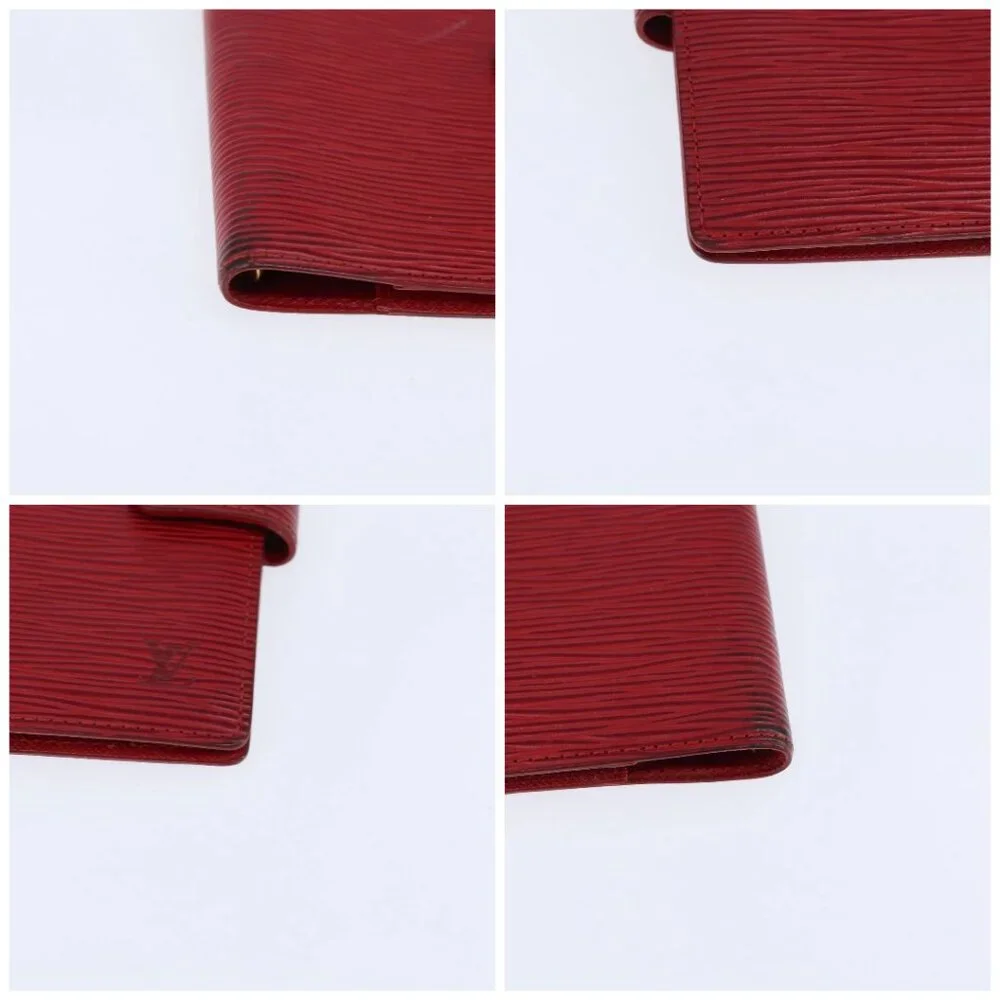 LOUIS VUITTON Epi Agenda PM Day Planner Cover Red
